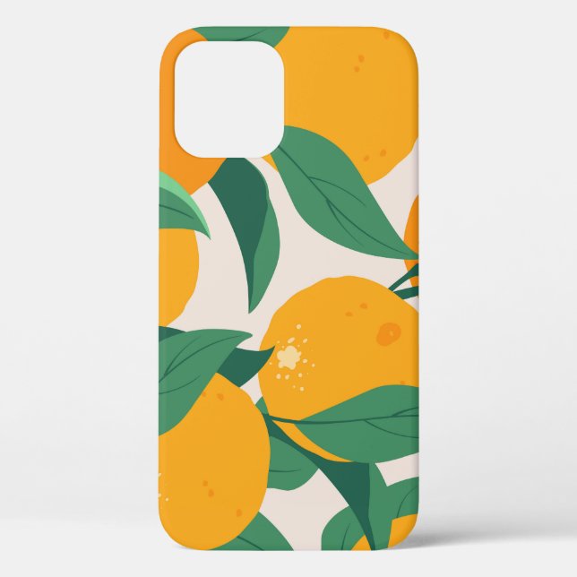 Citrus Tree: Summer Hand Drawn Case-Mate iPhone Case (Back)