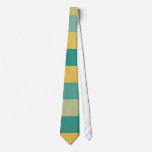 Citrus Twist Lemon and Lime-Striped Necktie