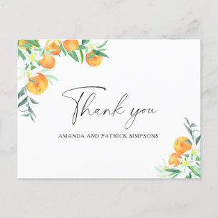 Citrus - Wedding Thank You Card