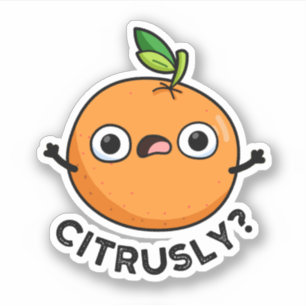 Citrusly Funny Seriously Orange Pun