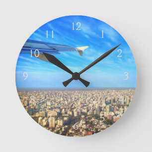 City airport Jorge Newbery AEP Round Clock
