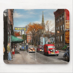 City - Amsterdam NY - Downtown Amsterdam 1941 Mouse Pad