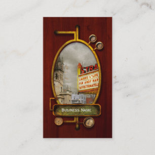 City - Amsterdam NY - Life begins 1941 Business Card