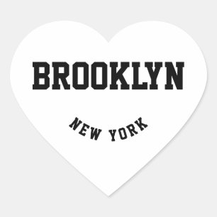 City and State Custom Location Heart Sticker