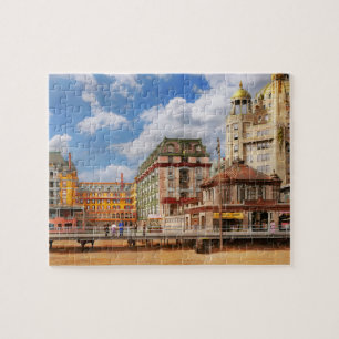 City - Atlantic City, NJ - The Dennis Hotel 1908 Jigsaw Puzzle