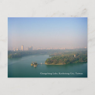 City Awakening/Chengching Lake, Kaohsiung,Taiwan Postcard