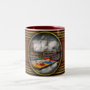 City - Baltimore MD - Modern Maryland Two-Tone Coffee Mug