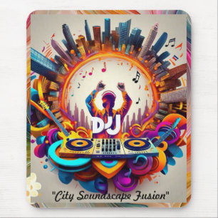 "City Beats in Harmony" Mouse Pad
