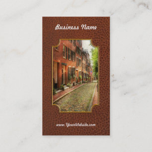 City - Boston MA - Acorn Street Business Card