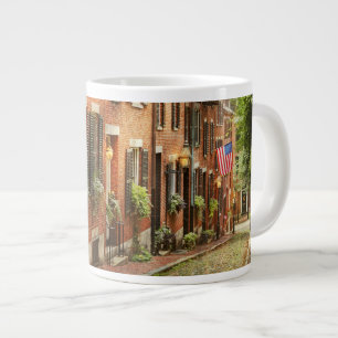City - Boston MA - Acorn Street Large Coffee Mug