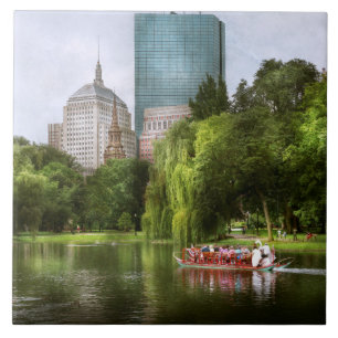 City - Boston Ma - Boston public garden Ceramic Tile
