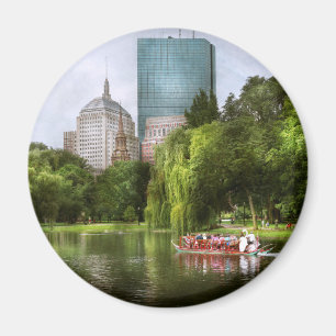 City - Boston Ma - Boston public garden Magnet