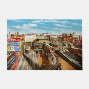 City - Boston MA - Dudley Street Station 1904 Doormat