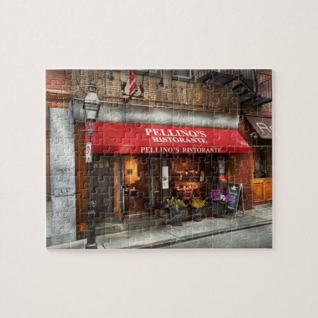 City - Boston, MA - Pellino's Ristorante Jigsaw Puzzle (Horizontal)