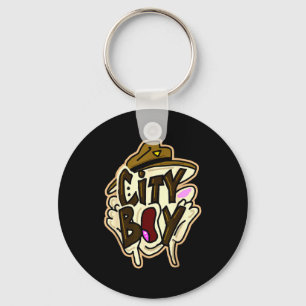 City boy meme  key ring