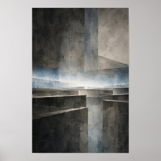 City Breath — Aurema (Portrait) Poster