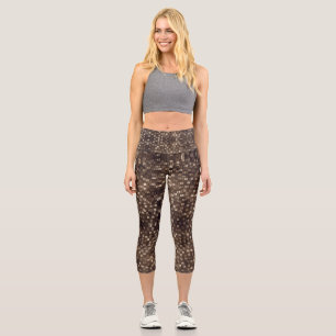 City Browns Capri Leggings
