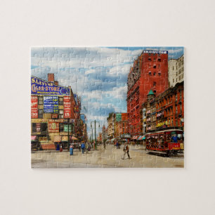 City - Buffalo NY - Signs of the Times 1900 Jigsaw Puzzle