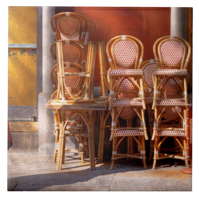City - Chairs - RED Tile (Front)