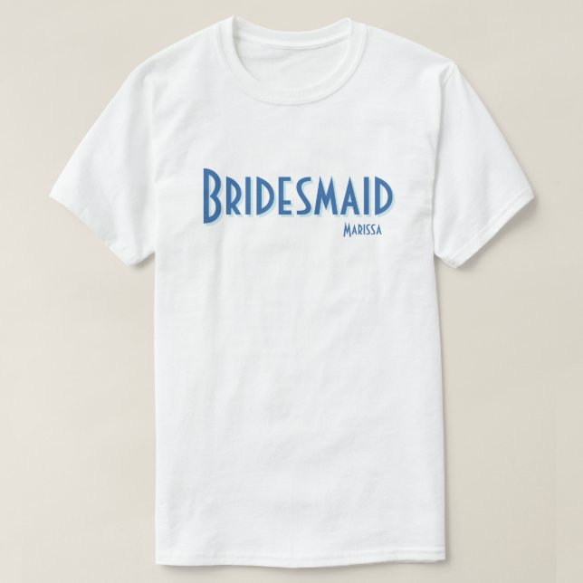 City Chic Bridesmaid T-Shirt (Design Front)