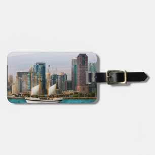 City - Chicago Il - Cruising in Chicago Luggage Tag