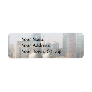 City - Chicago Il - Cruising in Chicago Return Address Label