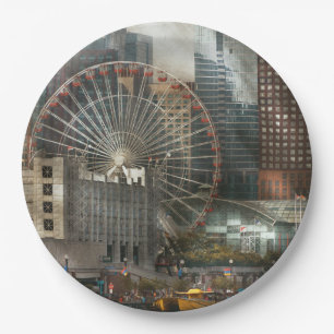 City - Chicago, IL - Pier Pressure Paper Plate