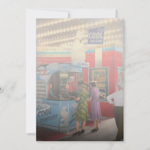 City - Chicago, IL - Relax in cool comfort 1940 Invitation