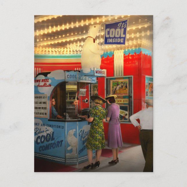 City - Chicago, IL - Relax in cool comfort 1940 Postcard (Front)