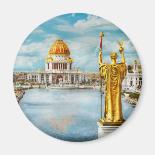 City - Chicago, IL - The city of wonder 1893 Magnet
