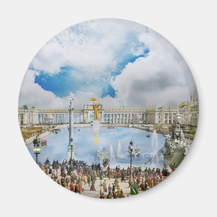 City - Chicago, IL - The court of honour 1893 Magnet