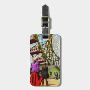 City - Chicago,IL - The first Ferris Wheel 1893 Luggage Tag