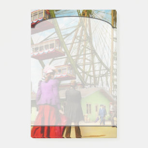 City - Chicago,IL - The first Ferris Wheel 1893 Post-it Notes