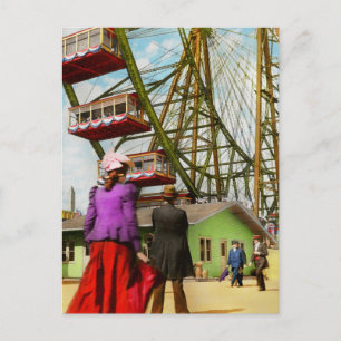 City - Chicago,IL - The first Ferris Wheel 1893 Postcard