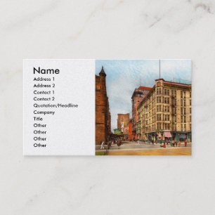 City - Chicago IL - The Victoria Hotel 1900 Business Card