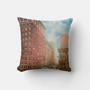 City - Cincinnati, OH - East Fifth and Walnut 1910 Cushion
