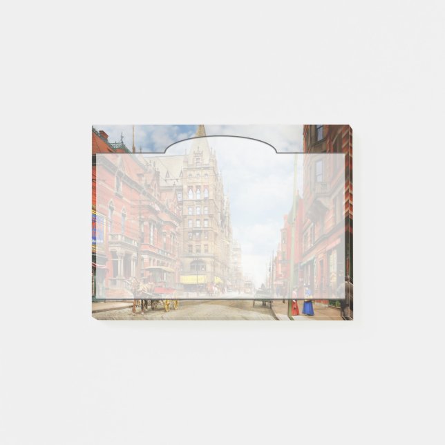 City - Cincinnati, OH - Elm Street 1900 Post-it Notes (Front)