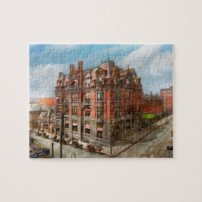 City - Cincinnati OH - The Central Union Terminal Jigsaw Puzzle (Horizontal)
