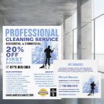 City Cleaner Silhouette, Cleaning Service Advert Flyer<br><div class="desc">City Cleaner Silhouette,  Cleaning Service Advertising Flyer by The Business Card Store.</div>