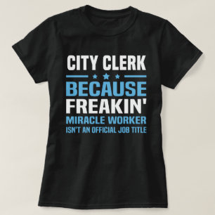 City Clerk T-Shirt