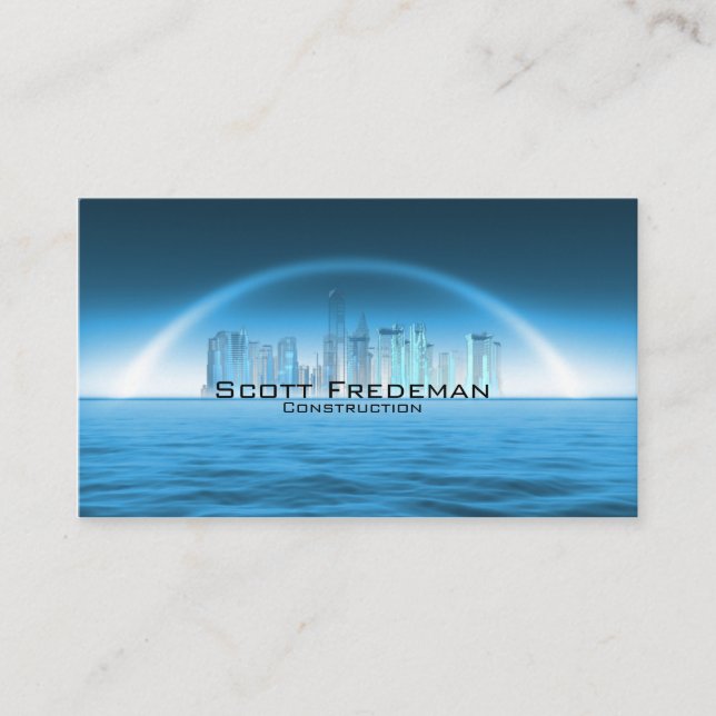 City construction business card (Front)