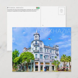 City Council Building, Sukhum, Abkhazia Travel Postcard