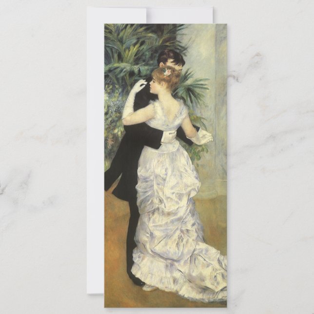 City Dance by Pierre Renoir, Engagement Party Invitation (Front)