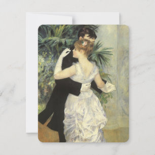 City Dance by Pierre Renoir Vintage Wedding Save The Date