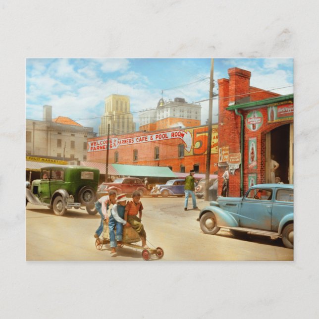 City - Durham, NC - Kids will be kids 1940 Postcard (Front)