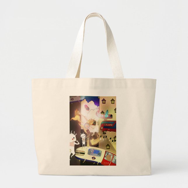 City escape 2013 large tote bag (Front)