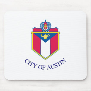 City Flag of Austin (Texas) Mouse Pad