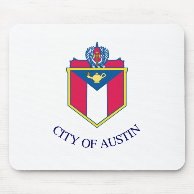 City Flag of Austin (Texas) Mouse Pad (Front)