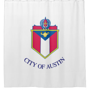 City Flag of Austin (Texas) Shower Curtain