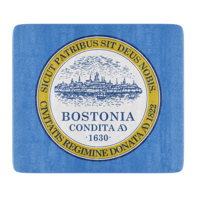 City Flag of Boston (Massachusetts) Cutting Board (Front)